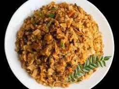 Mix Kottu — Chicken, beef, and egg chopped through roti on the hot plate. at Food Cabin Galle