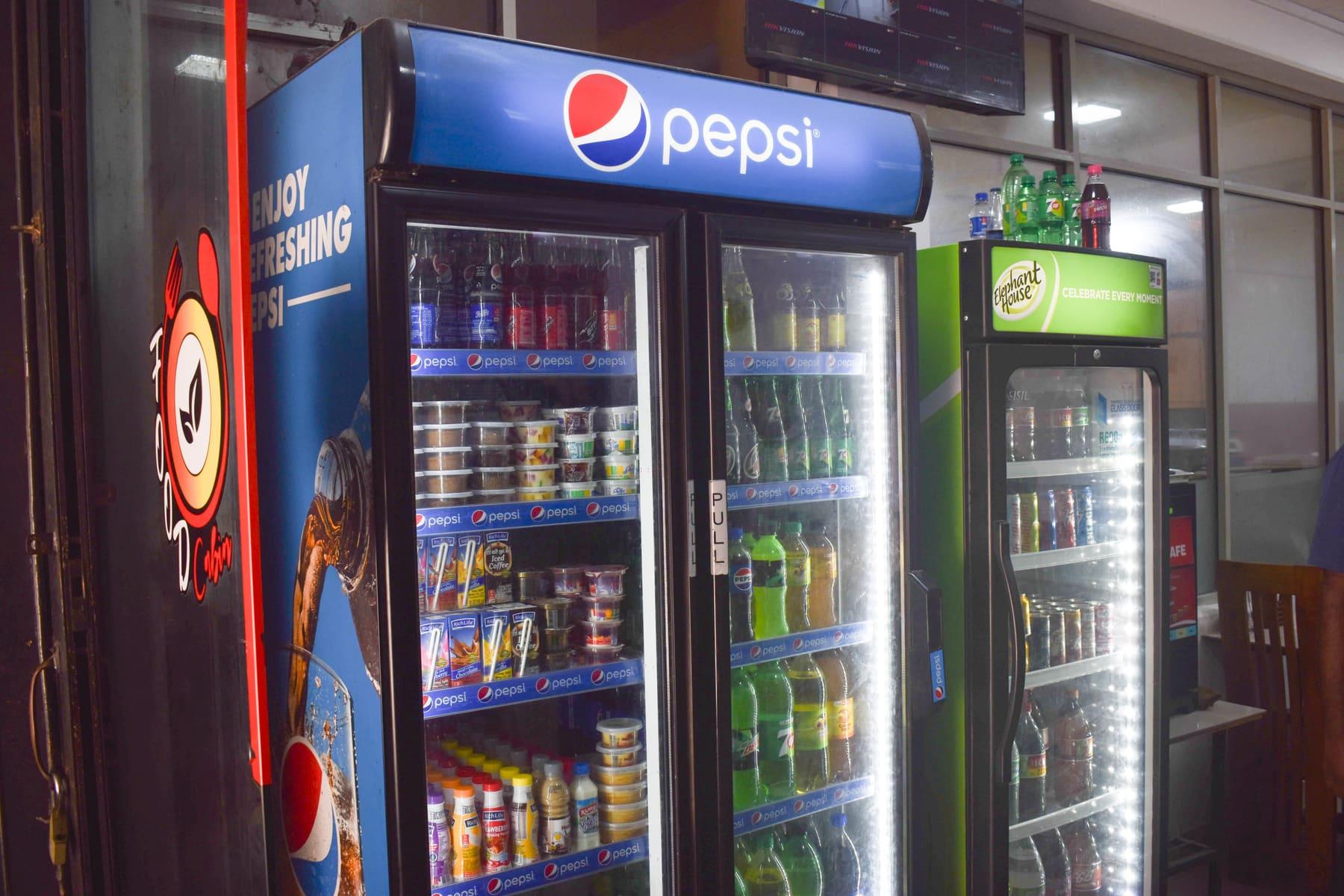 Chilled Drinks — Cold sodas and juices to go with your meal at Food Cabin Galle