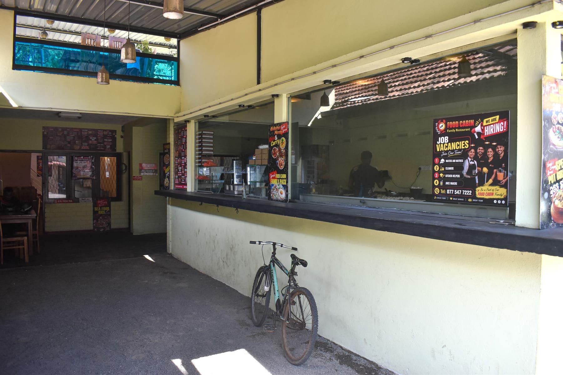 Takeaway Counter — Pull up, order at the counter, take it home at Food Cabin Galle